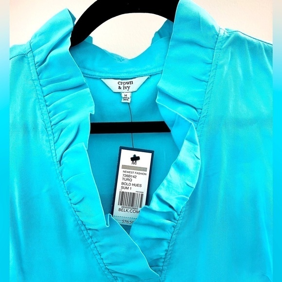 Turquoise Crown & Ivy medium sleeveless dress - Picture 3 of 5